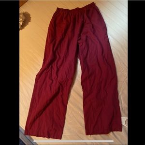 Maroon Scrub Bottoms from SB scrubs, size L